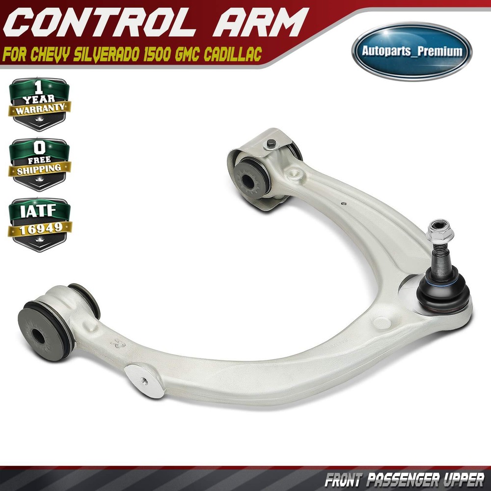 Front Right Upper Control Arm & Ball Joint Assembly for Chevy Silverado 1500 GMC