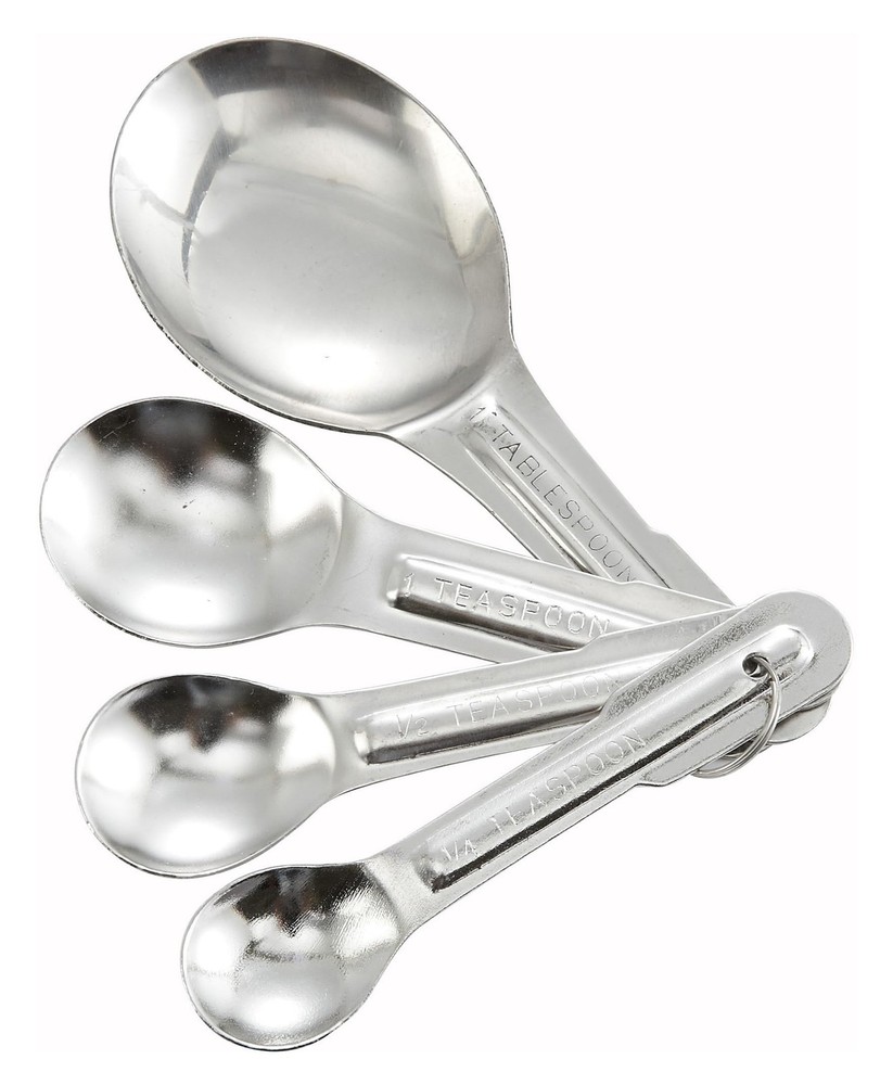 4-Piece Stainless Steel Measuring Spoon Set