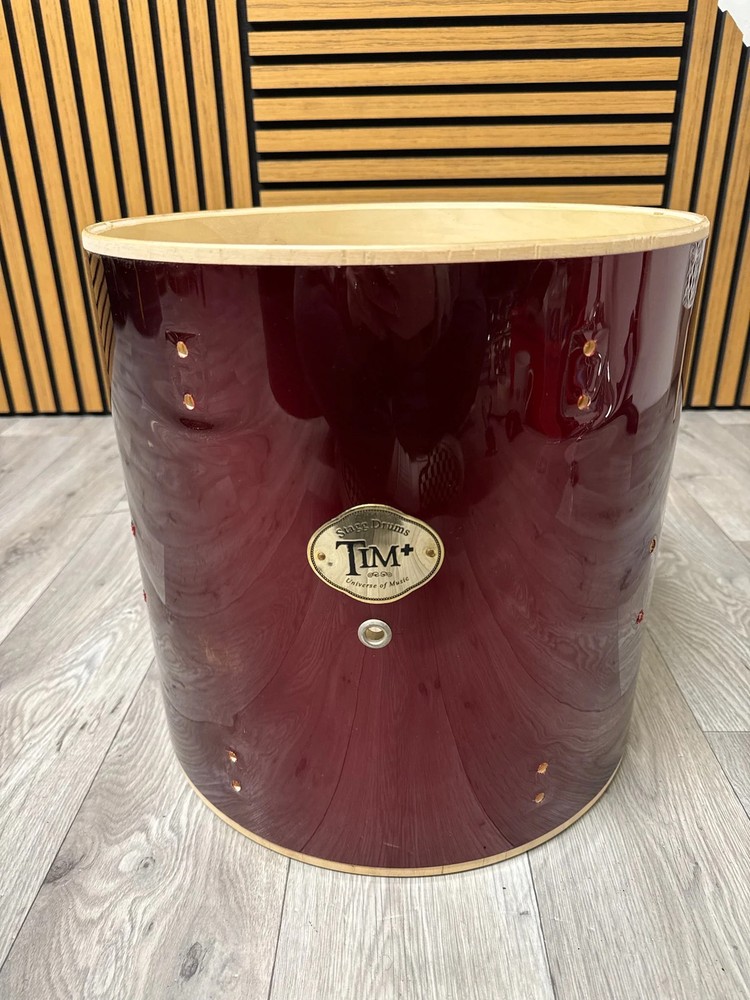 Stagg Tom Drum Shell 14”x14” Bare Wood Project #VP102