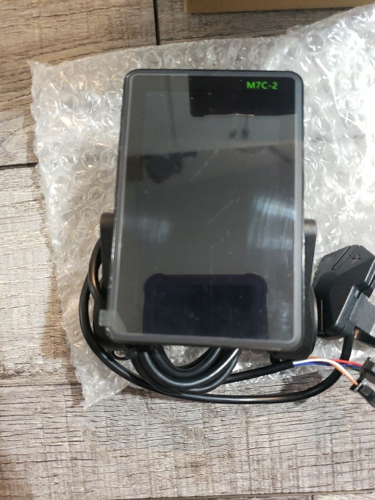 LCD-M7C-2 Ebike Display, UART No. 2 Protocol, 24V-60V ABS Colorful Cycling Com..