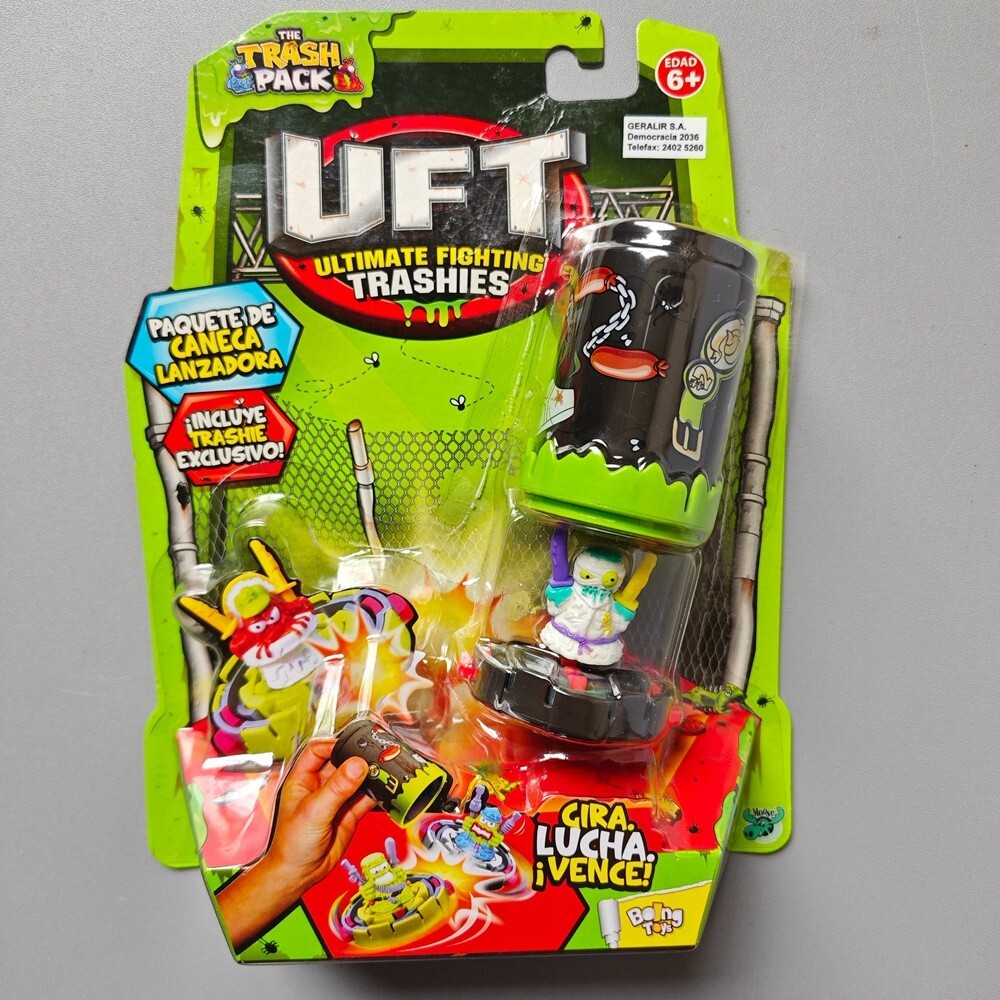 UFT Ultimate Fighting Trashies Spin Bin Launcher Pack Multiple colors