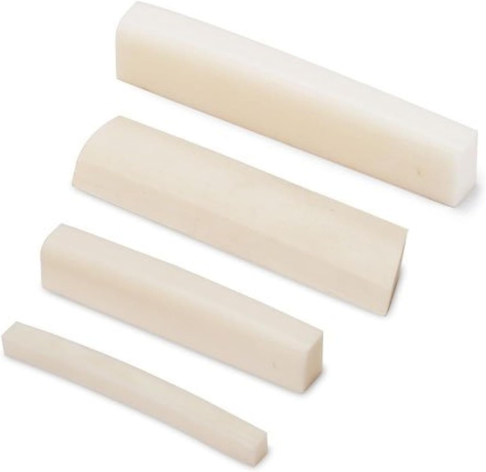 StewMac Bleached White Bone Nut Blank For Fender