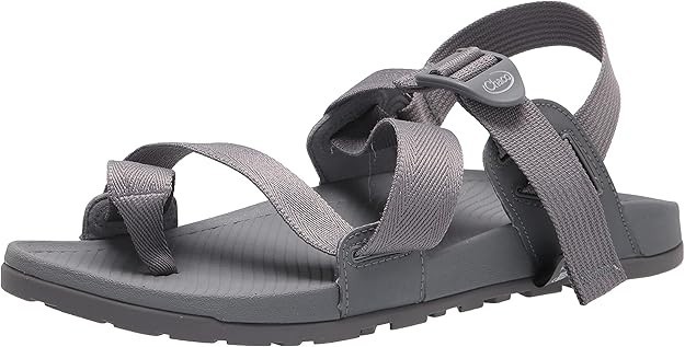 Chaco Men's Lowdown 2 Sandal Adjustable Strap Lightweight Grey Size 10