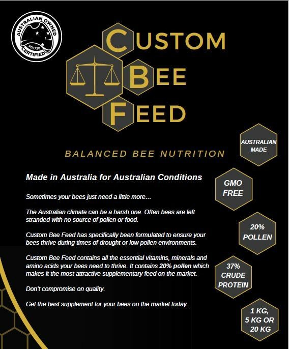Custom Bee Feed Australian Made