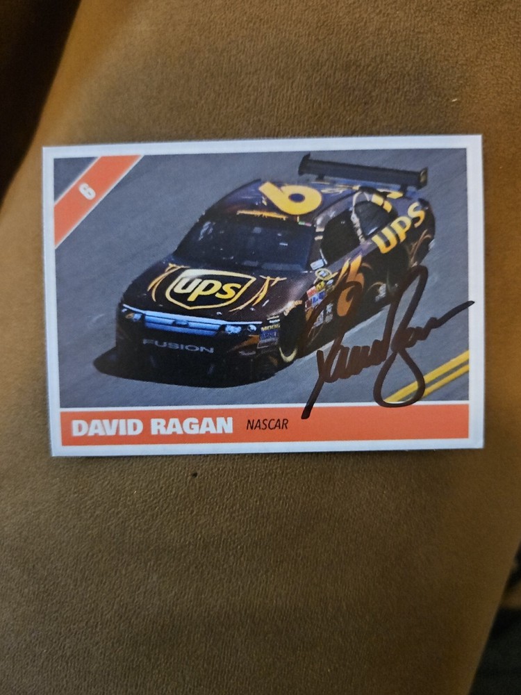 David Ragan Custom Signed Card - NASCAR