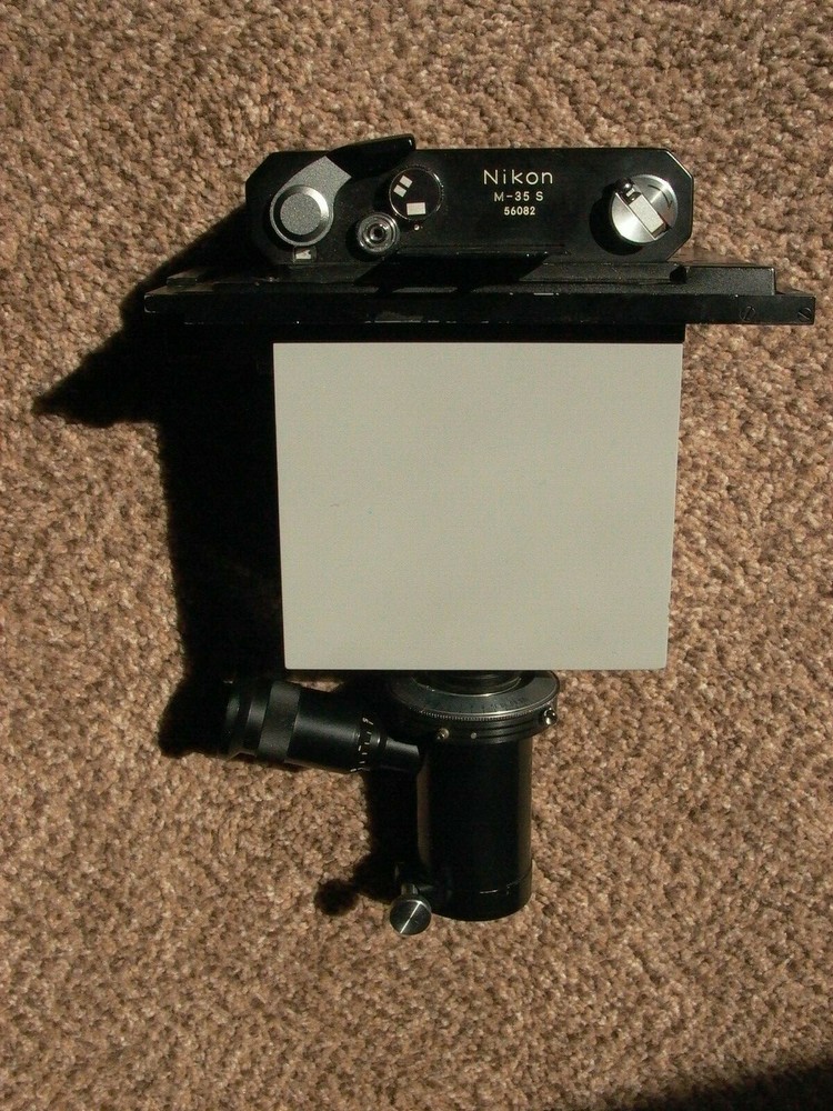Reichert Austria microscope camera ibsor T,b,1-125 shutter Nikon M-35s Camera