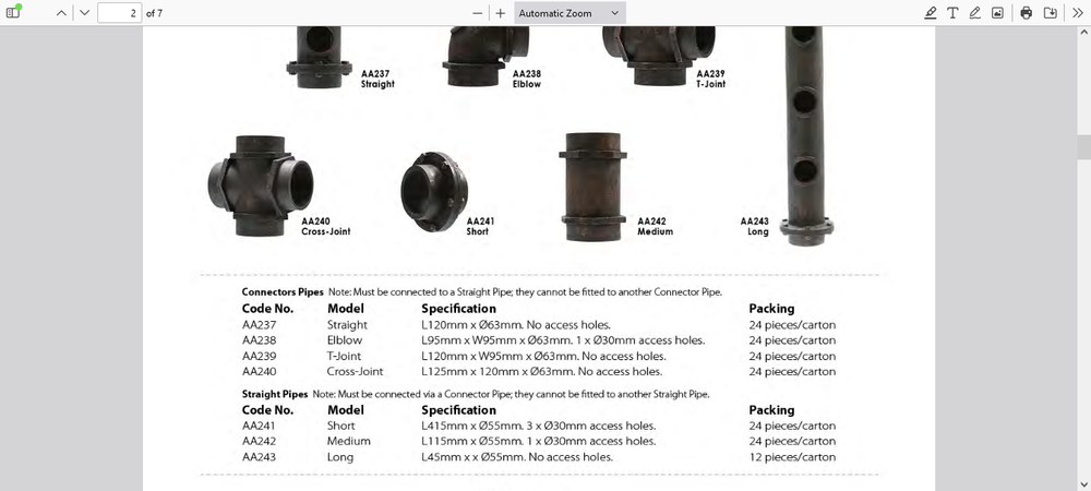 CLASSICA PIPE HIDE-OUT T-JOINT PIPE for TROPICAL SMALL FISH or HAMSTERS