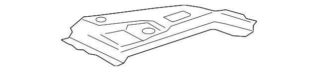 Genuine GM Rear Driver Side Window Panel Extension 23351311