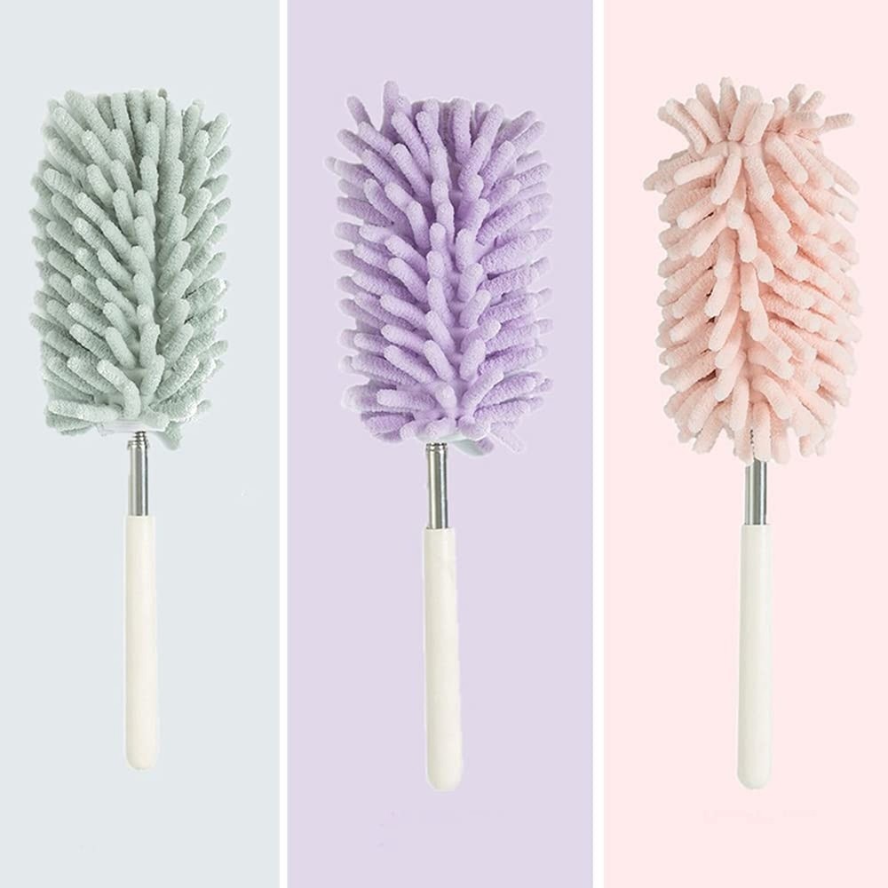 3Pcs Microfiber Duster , Dusters for Cleaning Office, Car, Computer, Air Cond...