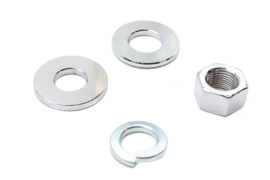 Chrome Rear Axle Nut Kit for Harley-Davidson
