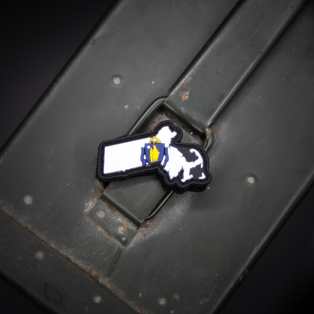 Massachusetts State Flag PVC Morale Patch