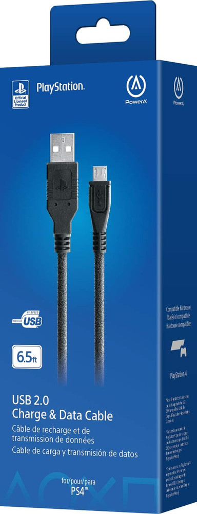 USB Charging Cable for Playstation 4