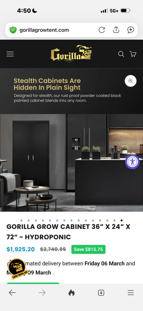 gorilla grow cabinet