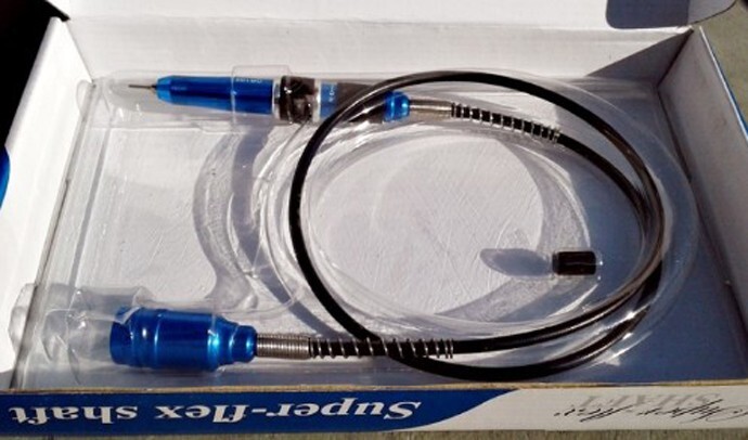 Protool 2 Way Rotary file machine and Salon Basic flex shaft Combo