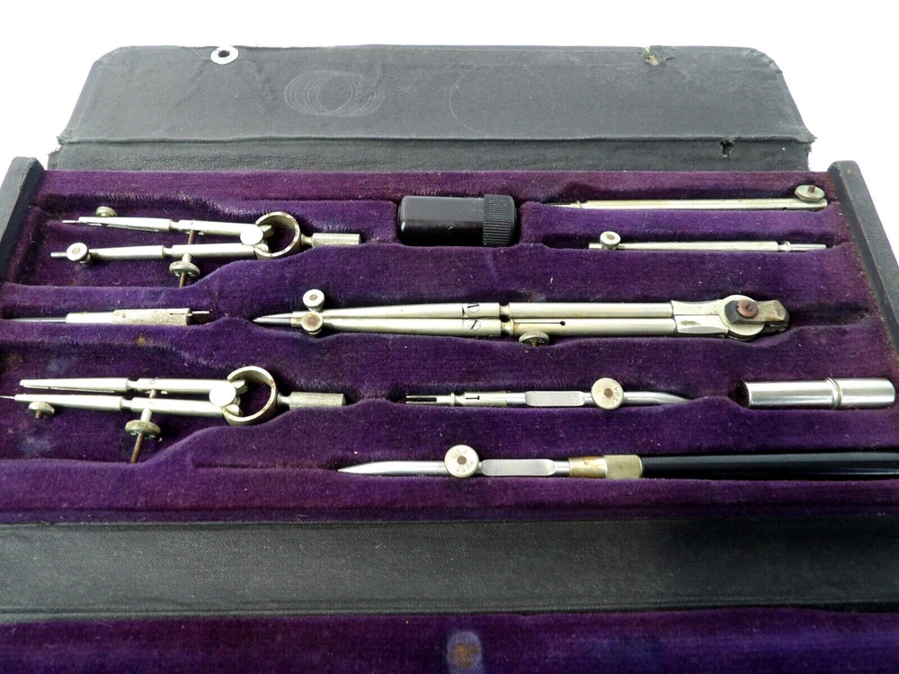 1940s Post USA 983 Drafting Set with Case Complete!