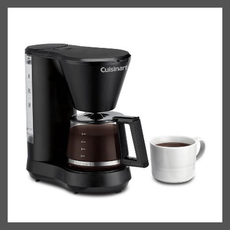 Cuisinart Compact 5 Cup Coffee Maker - Black - DCC-5500