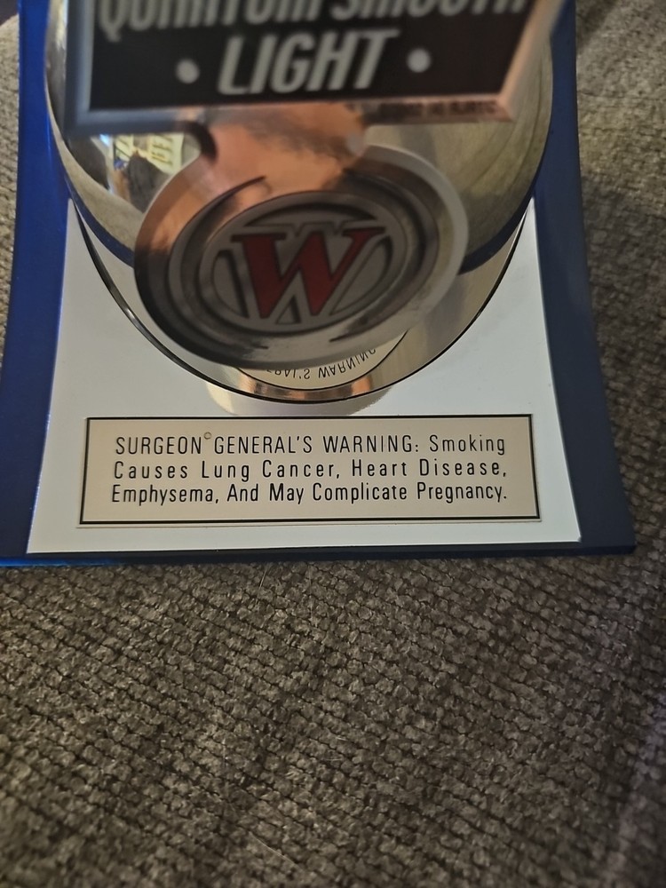 Vintage Advertisement Winston Cigarettes S2 Spinner Pack Display Promo 1990s