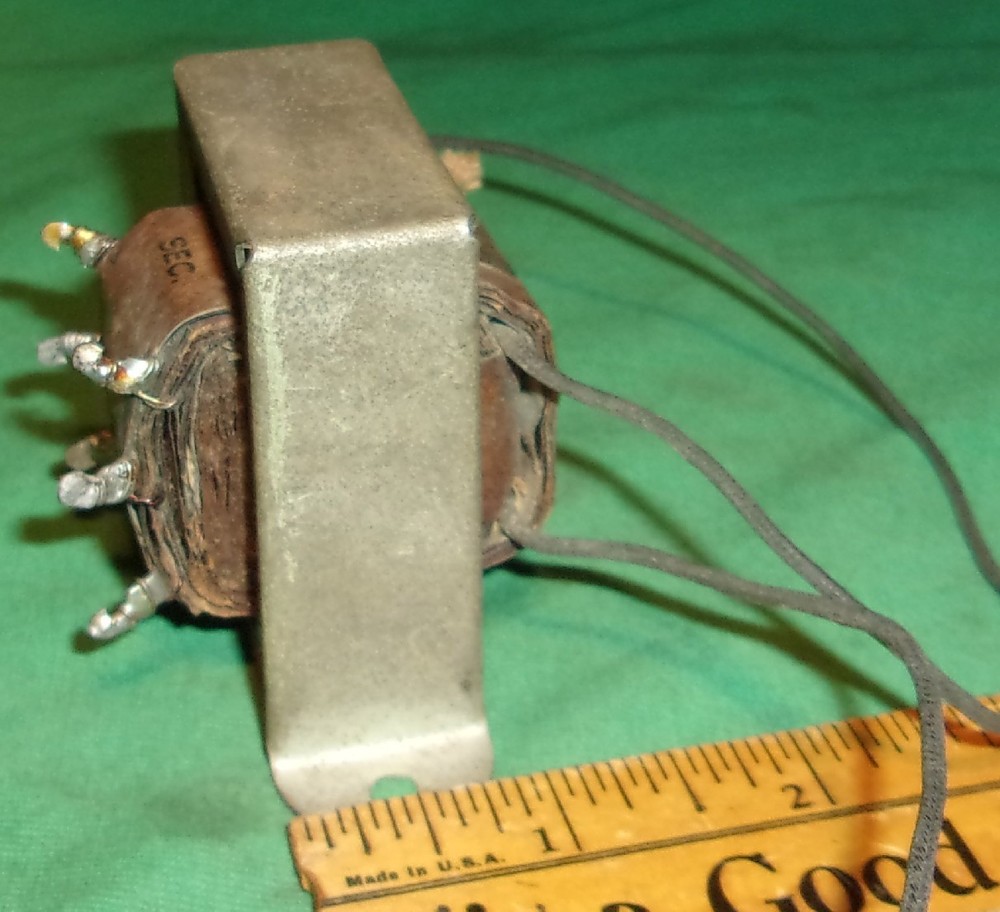 Universal Push-Pull Output Transformer 8760A4 for Small Radio Amp Good Windings!