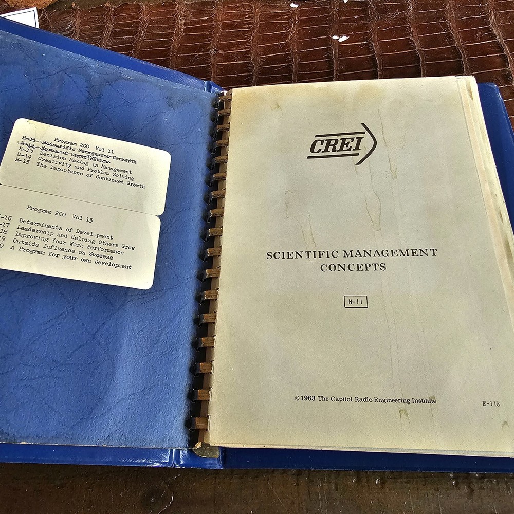 CREI Advance Electronic Engineering Technology Manual/Book Leadership Decisions