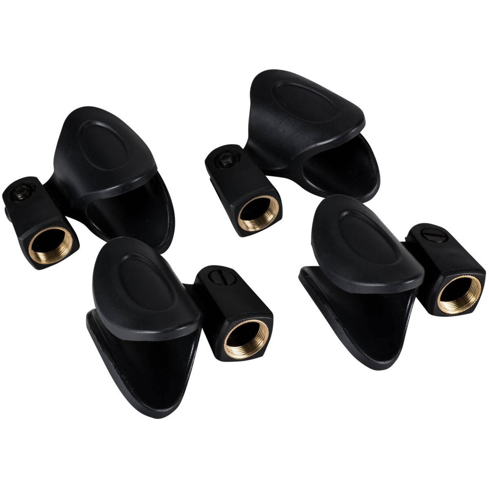 Talent Tripod Mic Stand w/Telescopic Boom 4-Pack