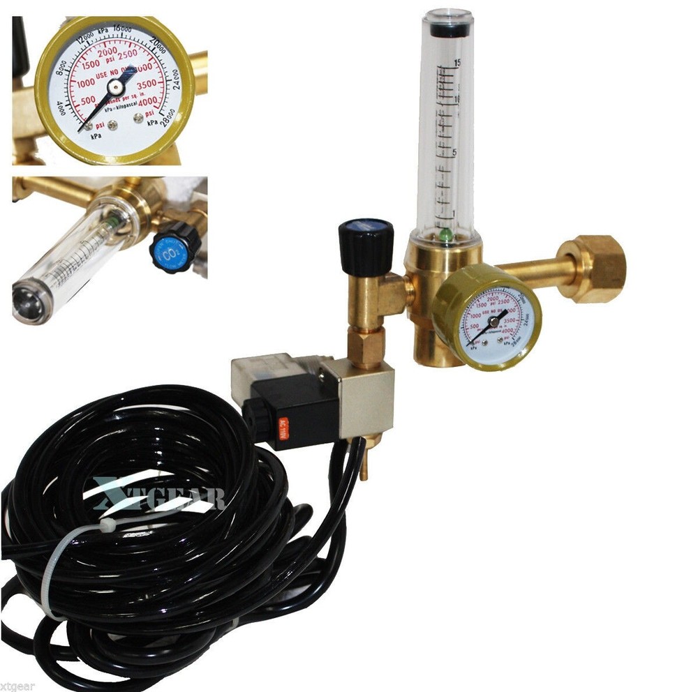 Hydroponics Exotics Injection System Regulator Grow Room Flow Meter Control CO2
