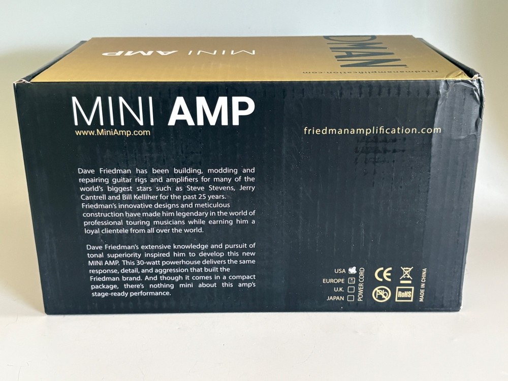 Friedman BE Mini Guitar Amp Head