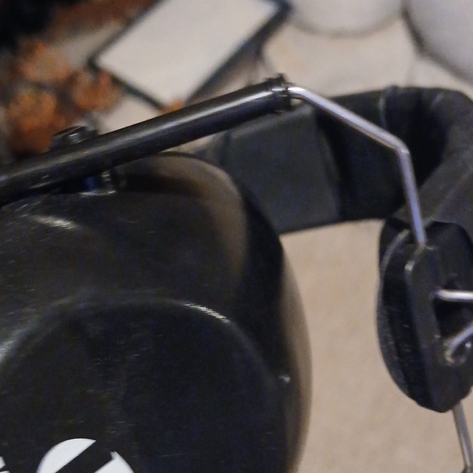 Black Folding Industrial Ear Muffs Hearing Protection