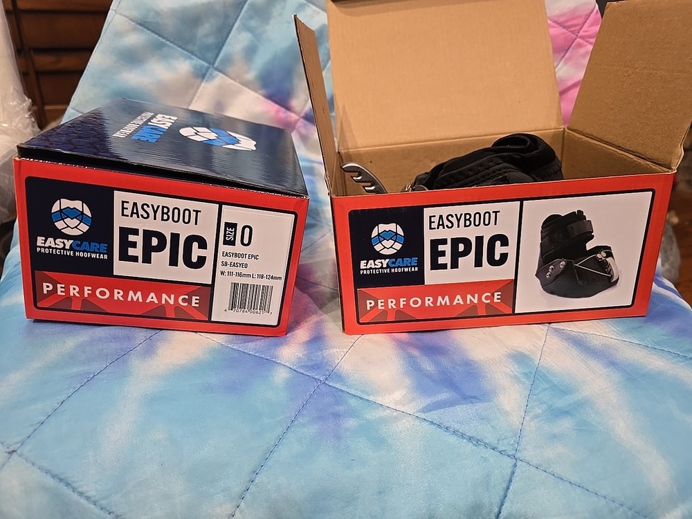 2 X EasyBoot Epic Protective Hoofwear Horse Boot Size 0