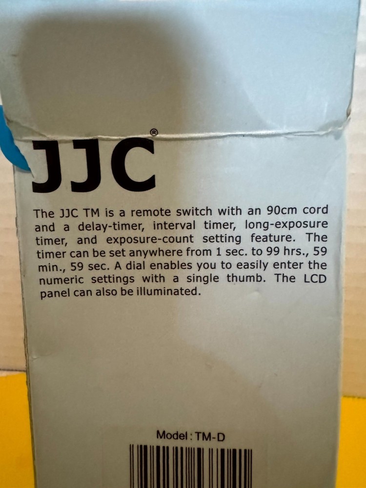 JJC TM-D Multi-Function Timer Remote Control Black for Panasonic Lumix Camera