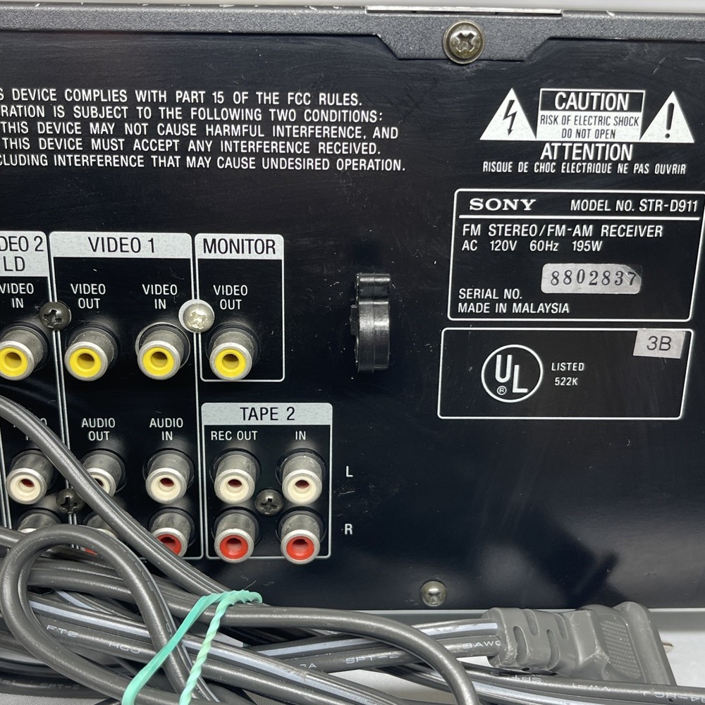 TESTED Sony STR-D911 Digital Sig. Processing Audio/Video Control + REMOTE BUNDLE