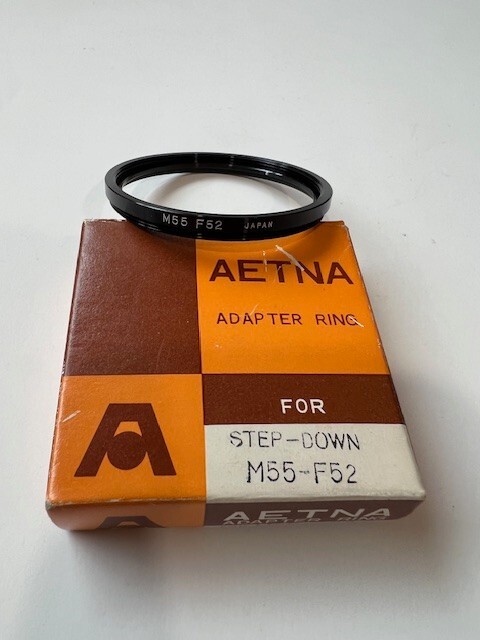 Aetna Step-Down M55-F52 Camera Adapter Ring