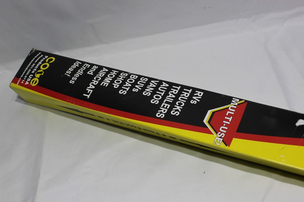 2-pc 3' ft New CORE UNITRAX 1000 Anodized Black Track Tie down System