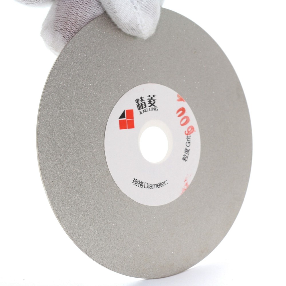 4" inch Diamond Grinding Disc 600 Grit Flat Lap Disk Lapidary Tools for Stone
