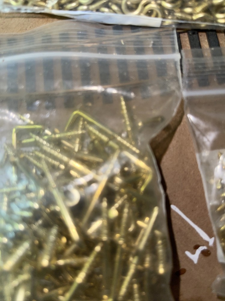 small brass Plate eye hooks And Cup Hooks