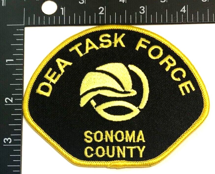 DEA TASK FORCE SONOMA COUNTY, CALIFORNIA PATCH (PD 5)