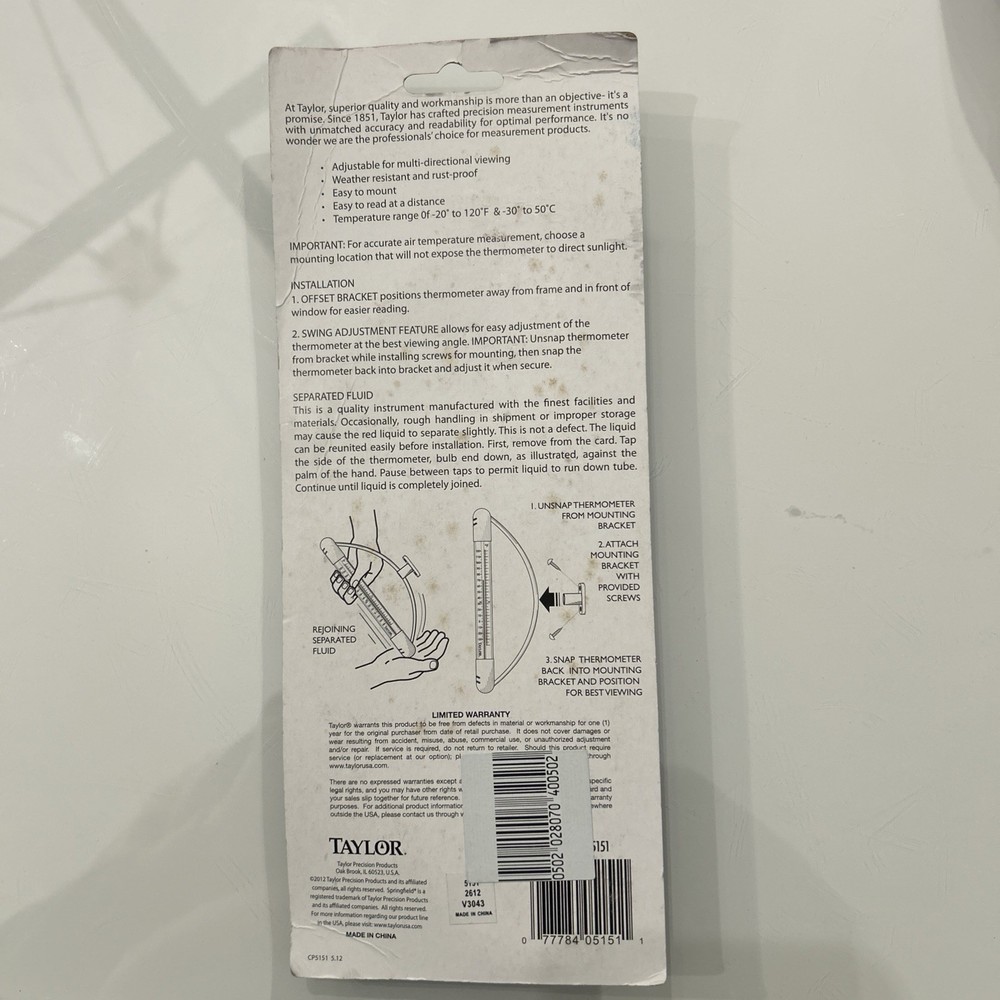 Indoor Outdoor Thermometer