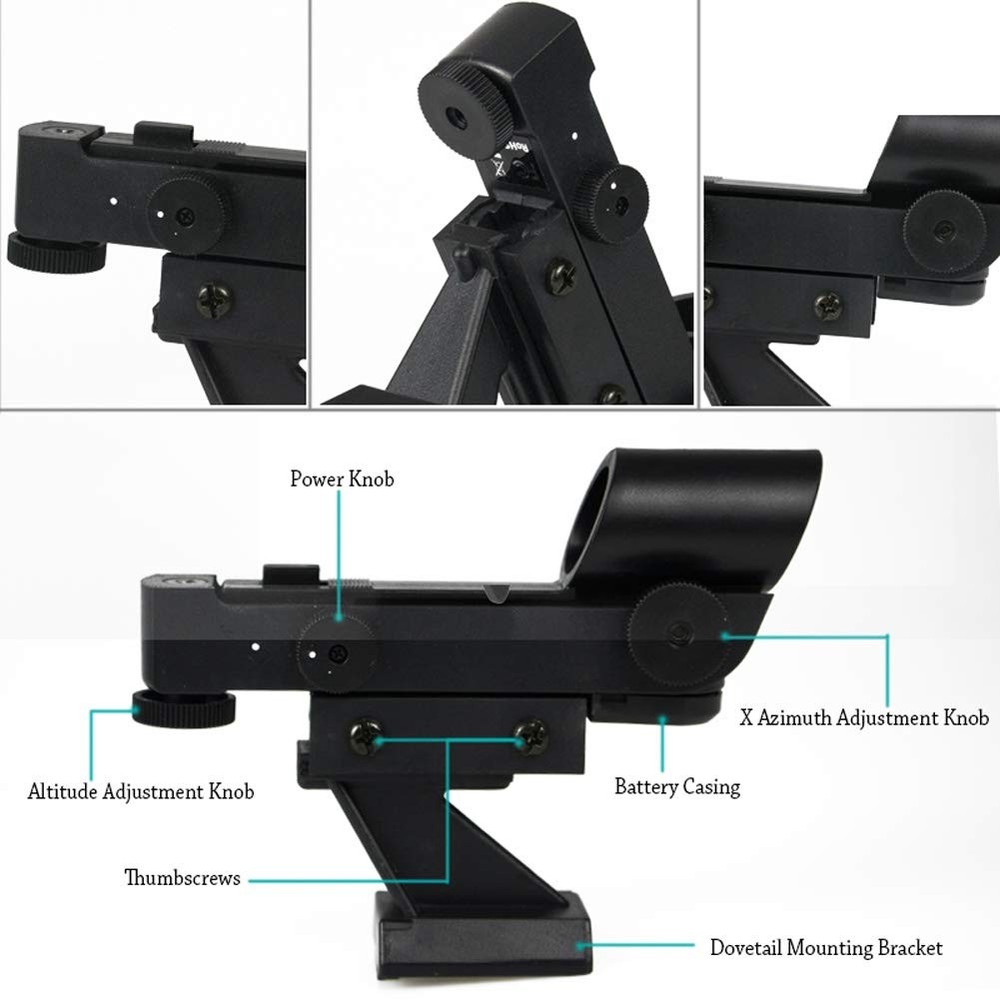 Talcope Brightness Red Dot Finderscope, Star Pointer Viewfinder Astronomical...