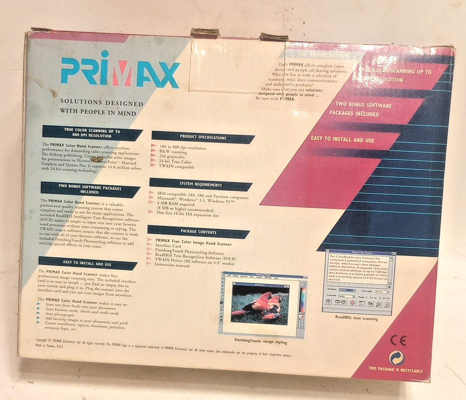 Primax Color Hand Scanner