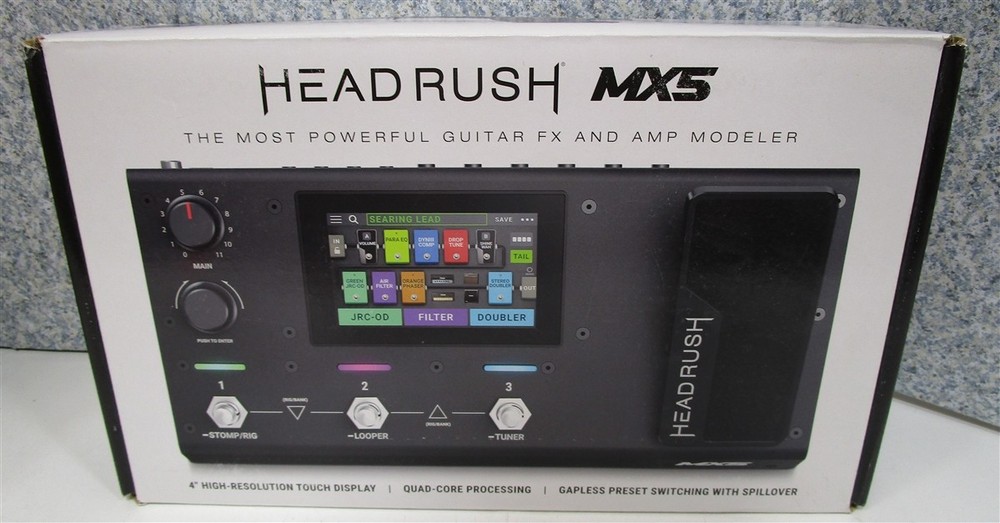 HEADRUSH MX5 Guitar FX and AMP Modeling Processor NEW
