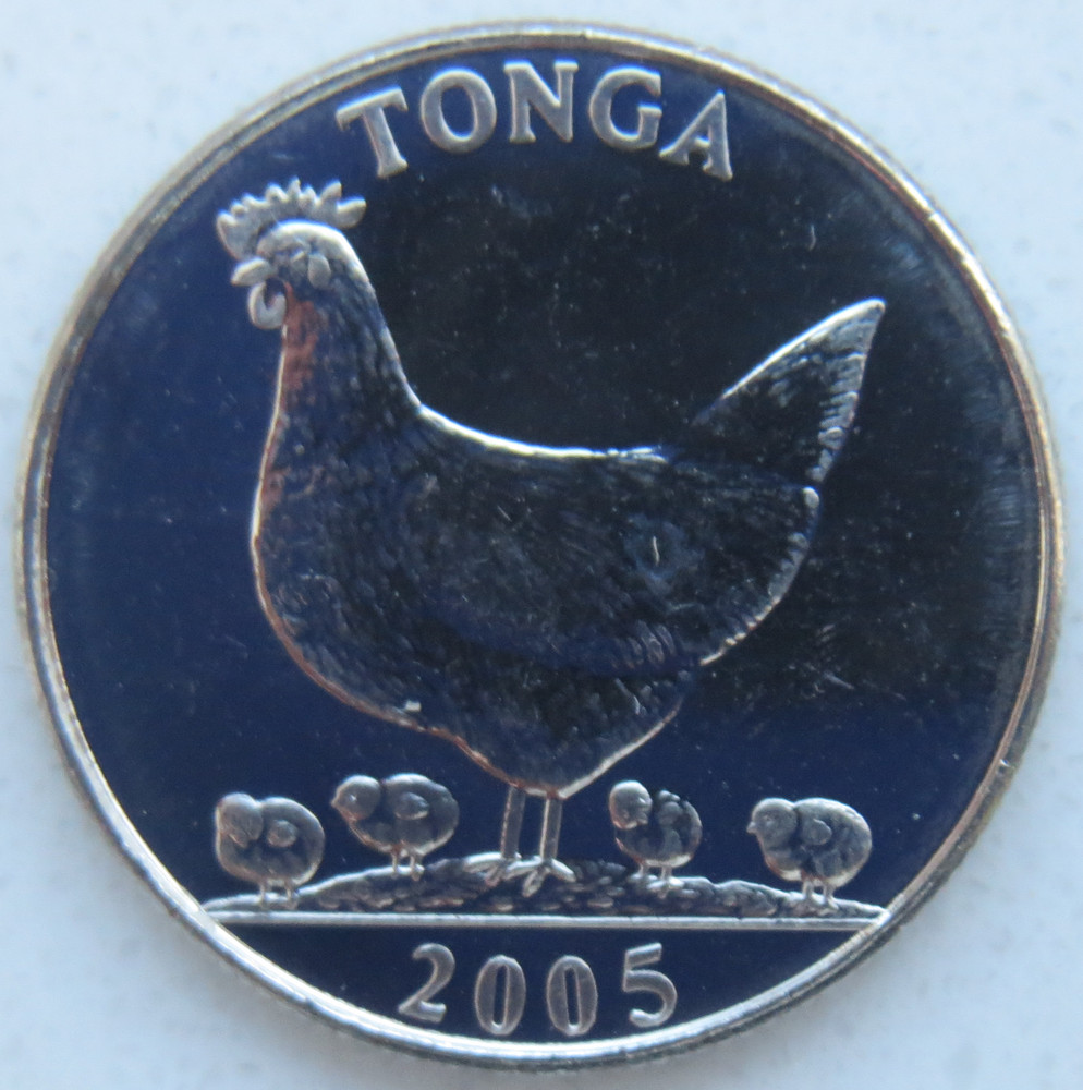 Tonga 5 seniti 2005 KM# 68a UNC