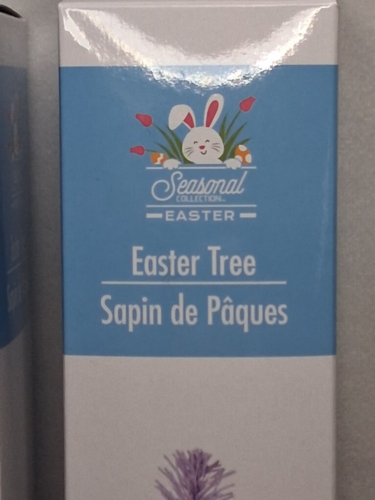 18" Mini Tabletop Artificial Easter Tree Purple Seasonal Collection