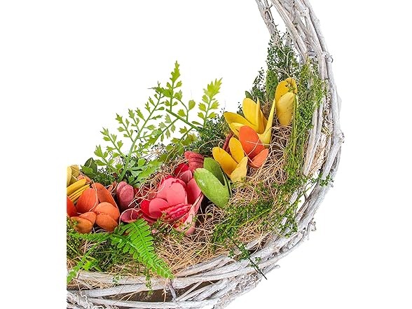 National Tree Company 15" Spring Wreath Multicolor