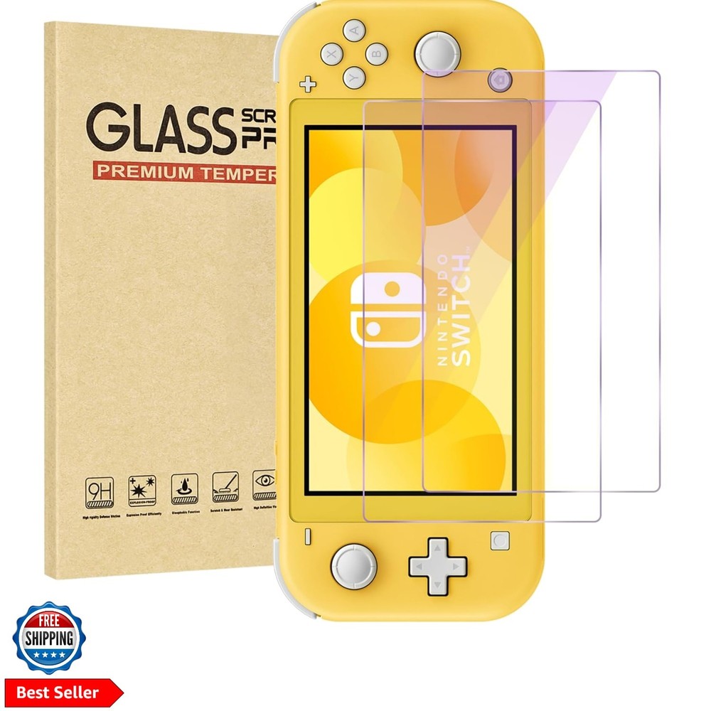 2-Pack Blue Light Blocking Screen Protector for Switch Lite Model 2019 [5.5 I...