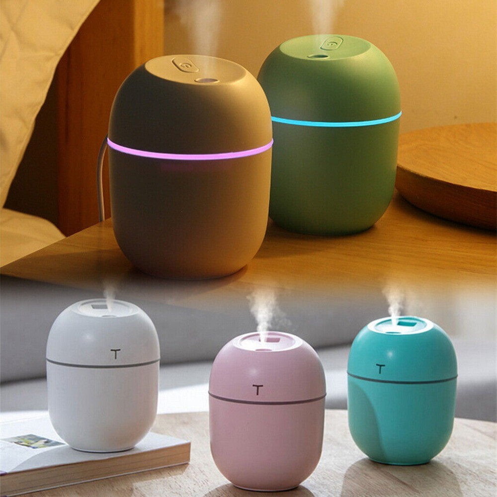 220ml Air Humidifier Mini USB Car Home Aroma Essential Oil Diffuser Purifier