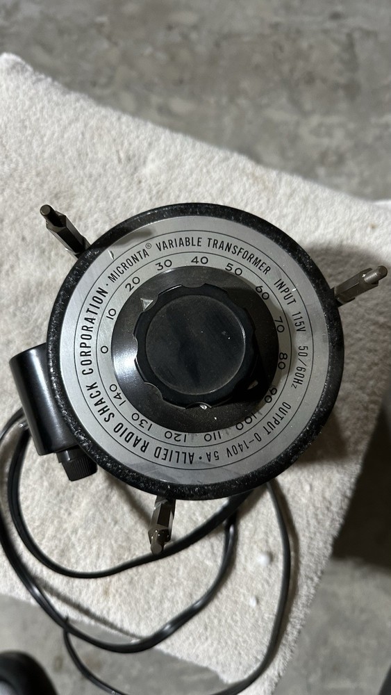 Microns Variable Auto Transformer Cat#273-043