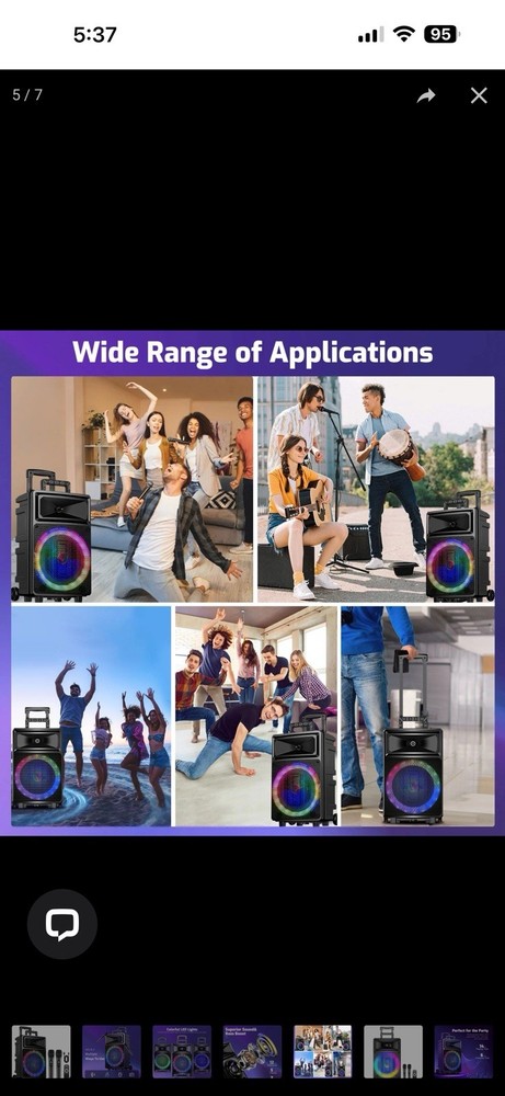 Seenda Wireless Karaoke Machine