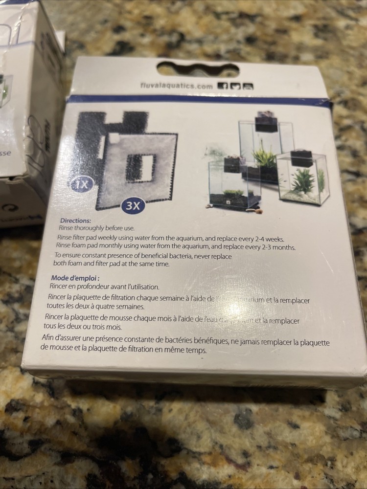 2-Fluval Chi Filter Foam Pad Combo Pack New