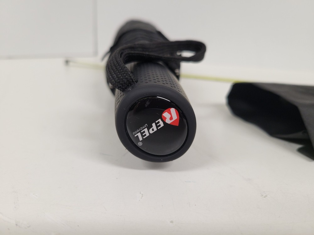 Repel Windproof Compact Travel Umbrella Black Onyx