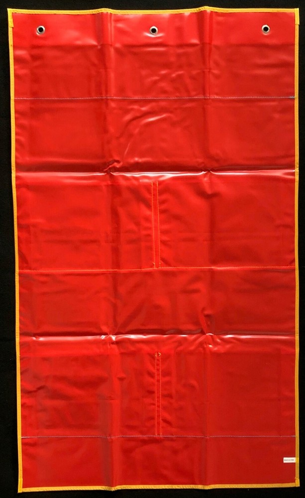 "TEXT TALK" - RED HANGING POCKET CHART