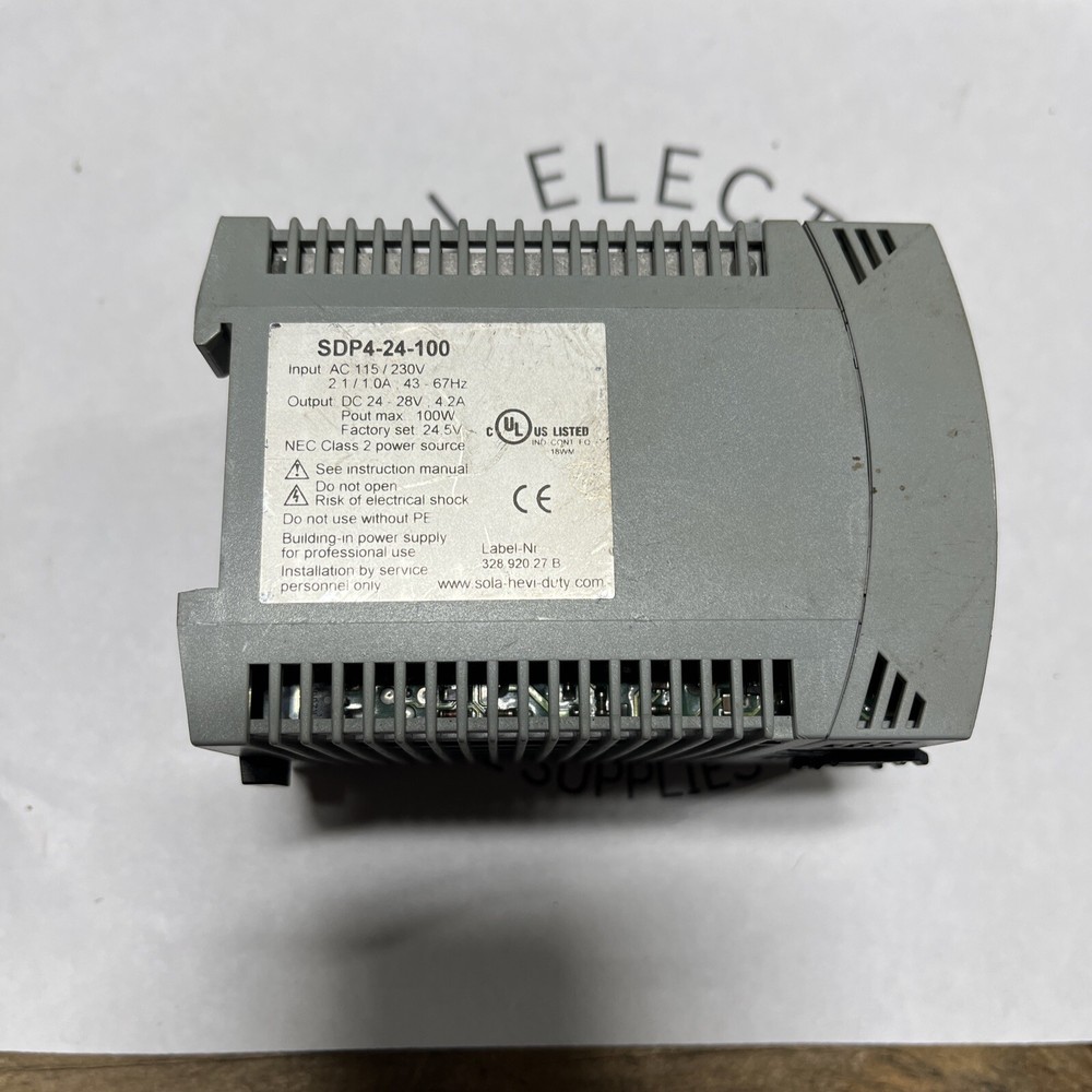 SOLA SDP4-24-100 Power Supply